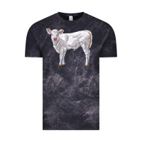 Cloud Black charolais calf Vintage Tee - LillyAllenDesigns