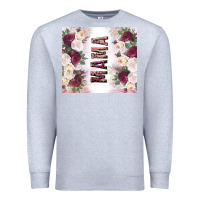 Heather Grey mother’s day mama flowers tumbler tbs Premium Sweatshirt - TumblerDesignByShophia