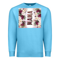 Ocean Blue mother’s day mama flowers tumbler tbs Premium Sweatshirt - TumblerDesignByShophia