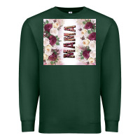 Sports Green mother’s day mama flowers tumbler tbs Premium Sweatshirt - TumblerDesignByShophia