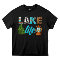 Black lake life Heavy Core Tee - HRA Design Shop