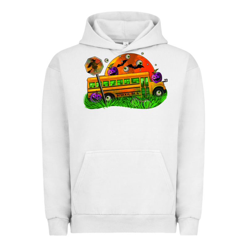 Halloween School Bus Urban Hoodie by FaDigitalArtStudio | Teevron