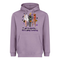 Lavender Get in ghoulies were going haunting Heavyweight Hoodie - NancyCooperArtShop