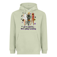 Matcha Get in ghoulies were going haunting Heavyweight Hoodie - NancyCooperArtShop