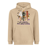 Mushroom Get in ghoulies were going haunting Heavyweight Hoodie - NancyCooperArtShop