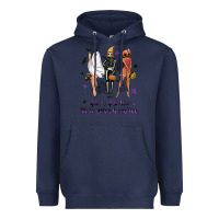 Navy Get in ghoulies were going haunting Heavyweight Hoodie - NancyCooperArtShop