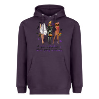Plum Get in ghoulies were going haunting Heavyweight Hoodie - NancyCooperArtShop