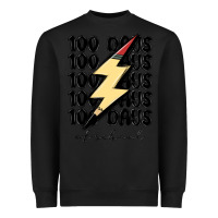 Black 100 days of school Heavyweight Sweatshirt - MaliasSmallBusiness