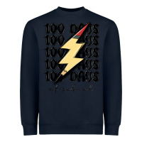 Navy 100 days of school Heavyweight Sweatshirt - MaliasSmallBusiness