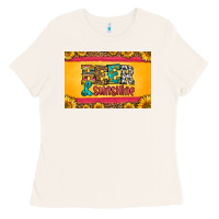 Bone beer and sunshine skinny metal can holder Ladies Tee - HRA Design Shop