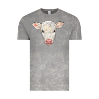 Cloud Rock charolais calf face Vintage Tee - LillyAllenDesigns