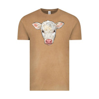 Vintage Camel charolais calf face Vintage Tee - LillyAllenDesigns