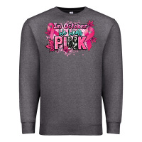 Charcoal Heather In October we wear pink Cancer Awareness Premium Sweatshirt - HowdyJamesFarm
