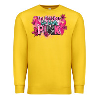 Lemon In October we wear pink Cancer Awareness Premium Sweatshirt - HowdyJamesFarm