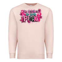 Pale Pink In October we wear pink Cancer Awareness Premium Sweatshirt - HowdyJamesFarm