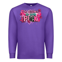 Purple In October we wear pink Cancer Awareness Premium Sweatshirt - HowdyJamesFarm