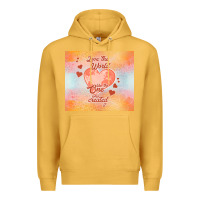 Mustard love the world like the one Premium Hoodie - TumblerDesignByShophia