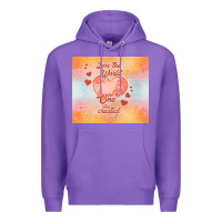 Purple love the world like the one Premium Hoodie - TumblerDesignByShophia