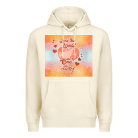 Sandshell love the world like the one Premium Hoodie - TumblerDesignByShophia