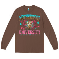 Chestnut motherhood university with coffee Long Sleeve Tee - NancyCooperArtShop