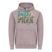 Faith Over Fear With Cross Vintage Hoodie | Teevron