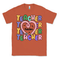 Copper teacher and pencil heart Classic Tee - MaliasSmallBusiness
