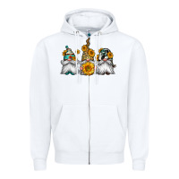 White western sunflowers gnomes Zipper Hoodie - Jasminsmagicworld