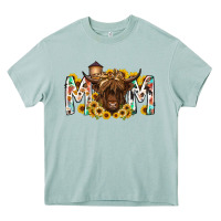 Arona mom highland cow Heavy Core Tee - RacoonDesign