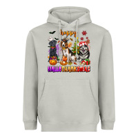Moon Dust happy hallothanksmas dogs Heavyweight Hoodie - texasbilliewilder