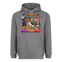 Storm happy hallothanksmas dogs Heavyweight Hoodie - texasbilliewilder