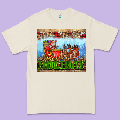 Holiday And Santa. Claus Premium Tee Designed By Adodesignshop