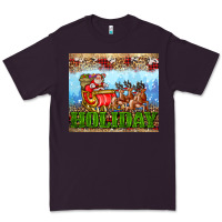 Plum holiday and santa. claus Premium Tee - AdoDesignShop