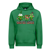 Emerald Cactus Lover Cactus Coffee Cups Urban Hoodie - FaDigitalArtStudio