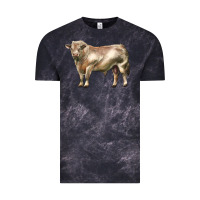 Cloud Black charolais bull Vintage Tee - LillyAllenDesigns