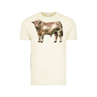 Vintage Arctic charolais bull Vintage Tee - LillyAllenDesigns