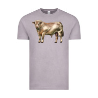 Vintage Zinc charolais bull Vintage Tee - LillyAllenDesigns