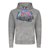 Cloud Rock American rainbow Vintage Hoodie - NancyCooperArtShop