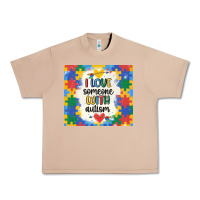 Burro ı love someone with autism Urban Heavy Tee - MaliasSmallBusiness