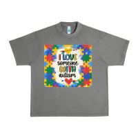Tornado ı love someone with autism Urban Heavy Tee - MaliasSmallBusiness
