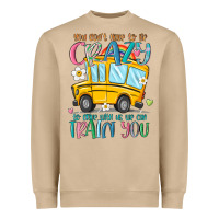 Mushroom you don't have to be crazy to drive with us we can Heavyweight Sweatshirt - MaliasSmallBusiness
