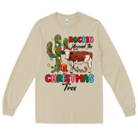 Mushroom rockin around the christmas tree Long Sleeve Tee - MaliasSmallBusiness