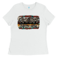 White cowboy take me away Ladies Tee - SublimationCraftShop