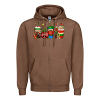 Chestnut nutcracker coffee Zipper Hoodie - Jasminsmagicworld