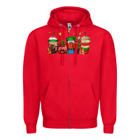 Red nutcracker coffee Zipper Hoodie - Jasminsmagicworld