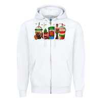 White nutcracker coffee Zipper Hoodie - Jasminsmagicworld