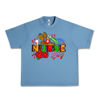 Pebble Blue mexican nurse Urban Heavy Tee - AdoDesignShop