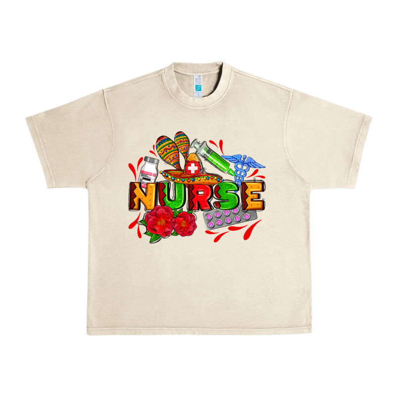 Mexican Nurse Urban Heavy Tee by AdoDesignShop | Teevron