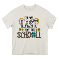 Cream happy last schopol Heavy Core Tee - CowhideDigitalArt