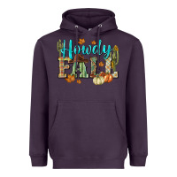 Plum Western howdy Fall Heavyweight Hoodie - NancyCooperArtShop