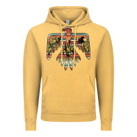Vintage Mustard desert thunderbird Vintage Hoodie - BarkalooDesign